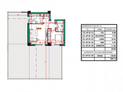 Apartament 2 camere + terasa - Parcul Circului