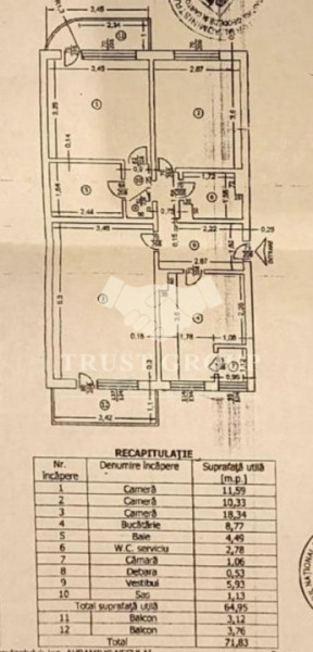 Apartament 3 camere Aviatiei | 2 bai | 2 balcoane | 1 loc parcare