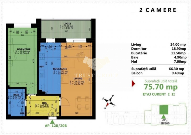 Apartament 2 camere lux - Unirii - Comision 0%