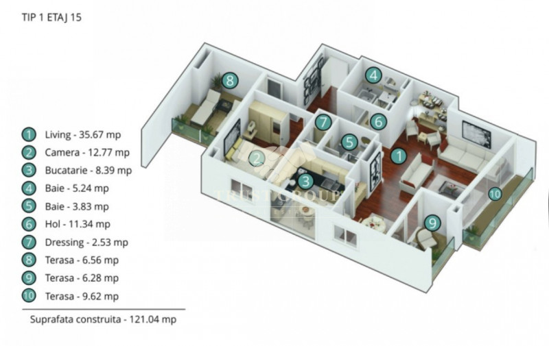 Penthouse Parcul Circului 