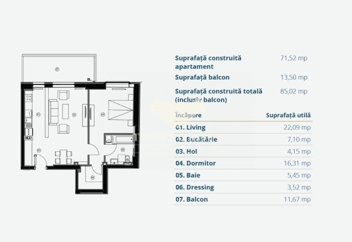 Apartament 2 camere in Aviatiei