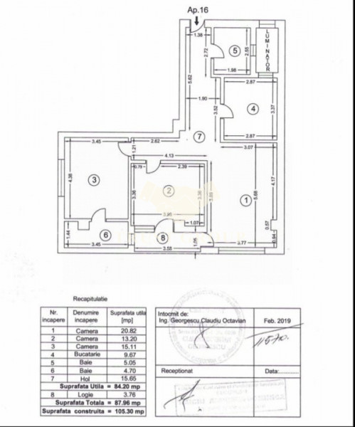 Apartament 3 camere Bucurestii Noi