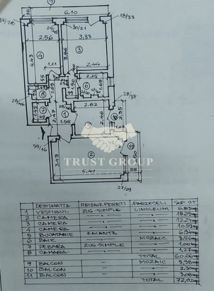 Apartament 3 Camere Clucerului 