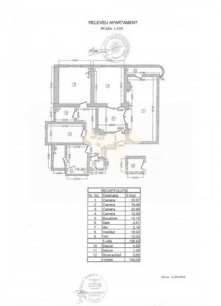 Apartament 4 camere Televiziune-Primaverii