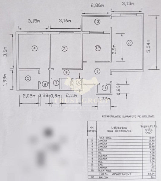 Apartament 3 camere Arena Nationala - metrou Iancului