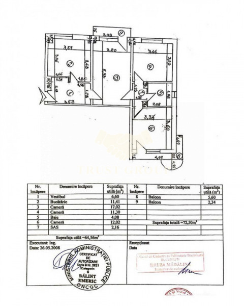 Apartament 3 camere in Aviatiei