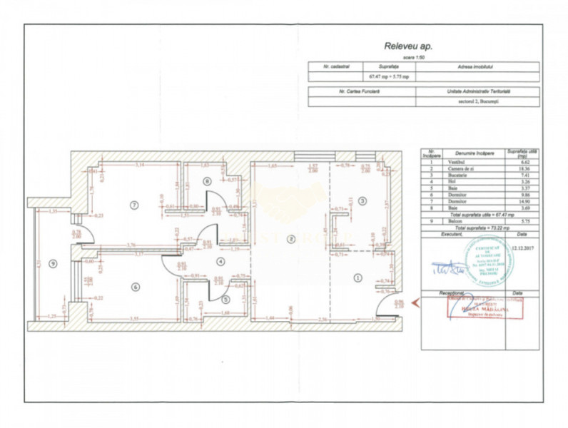 Apartament 3 camere Complex Belvedere | 2 Locuri Parcare