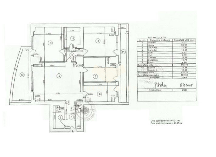 Apartament 4 camere lux - Barbu Vacarescu