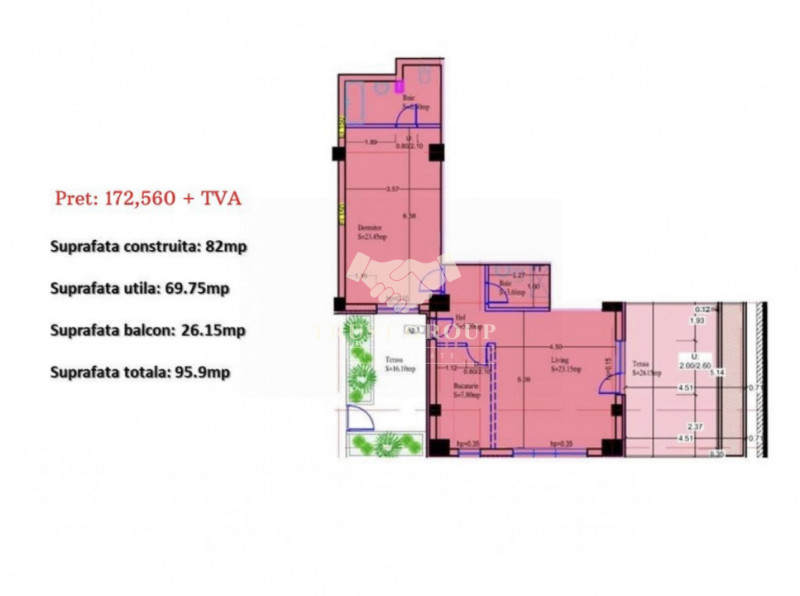 Aparatament 2 camere Baneasa LUX | Bloc 2022