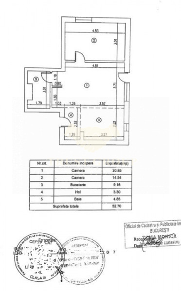 Apartament 2 camere Baneasa