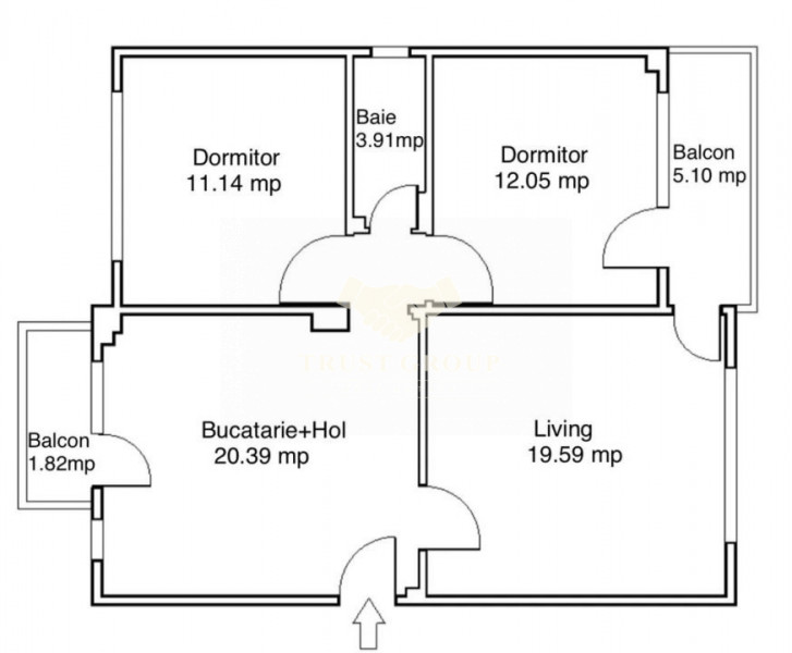 Apartament 3 camere Arcul de Triumf 