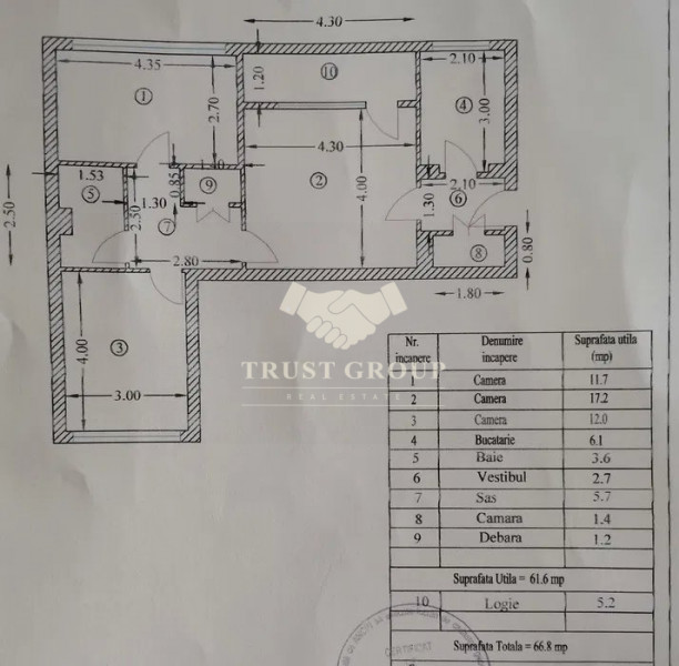 Apartament 3 camere zona Iancului - 10 minute metrou