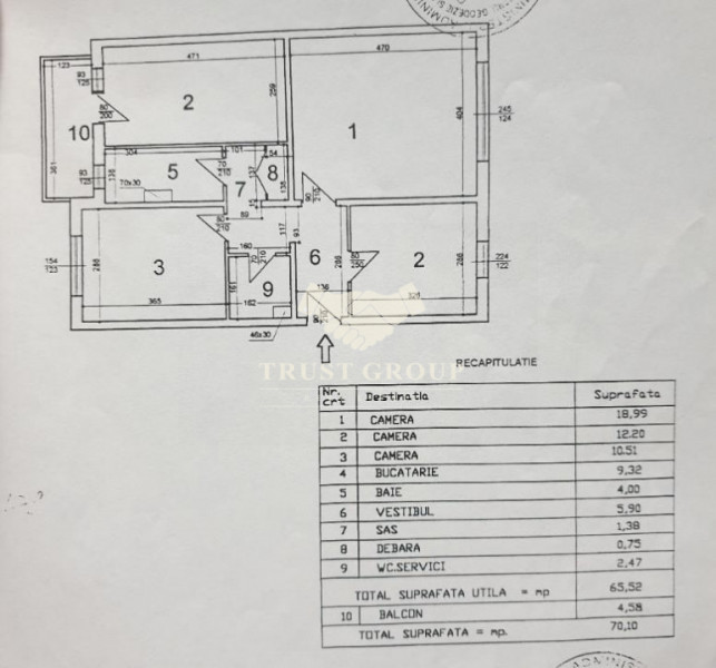 Apartament 3 camere Aviatiei