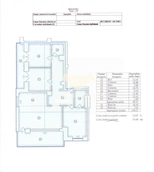 Apartament 4 camere+loc de parcare/Parcul Circului