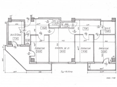 Apartament 4 Camere Titulescu