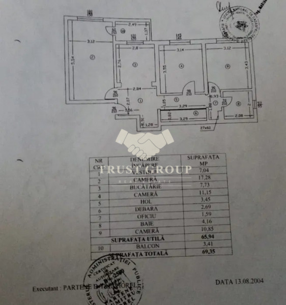 Apartament 3 camere zona Teiul Doamnei | decomandat | 1983