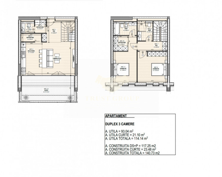 Duplex 3 camere lux - Herastrau