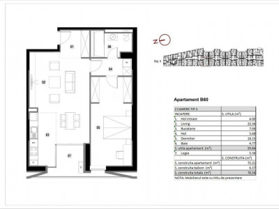 Apartament 2 camere 102 The Adress