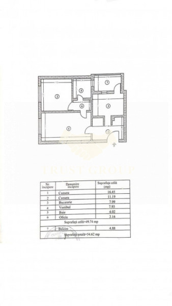 Apartament 2 camere Piata Muncii 