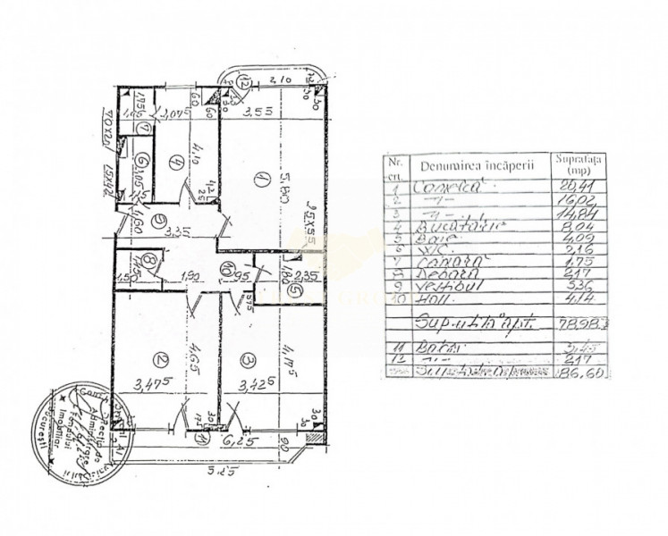 Apartament 3 camere Decebal | stradal | decomandat | 1992 |