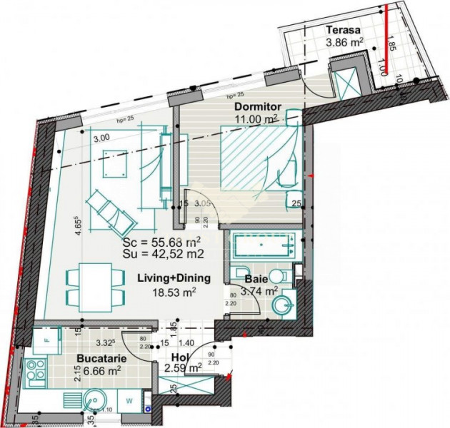 Apartament 2 camere Herastrau LUX 