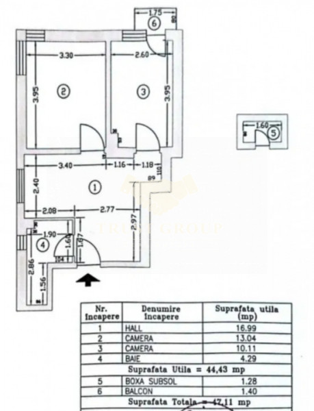 Apartament 2 camere Victoriei