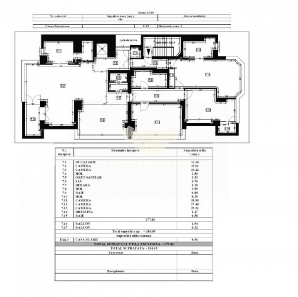 Apartament 5 camere-Arcul de Triumf- Comision 0%