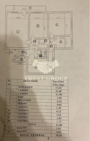 Apartament 3 camere Obor | Tei |