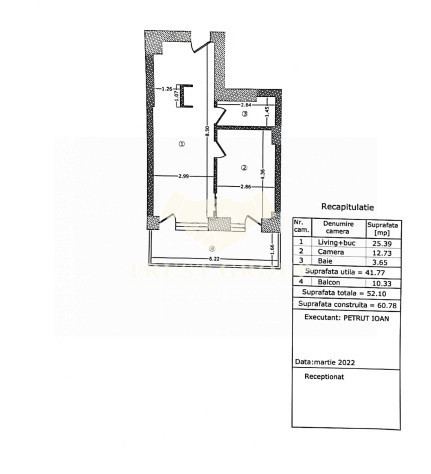 Apartament 2 camere Marmura Residence | 2022