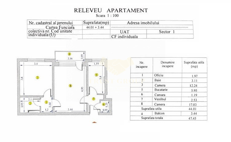 Apartament 2 camere Victoriei