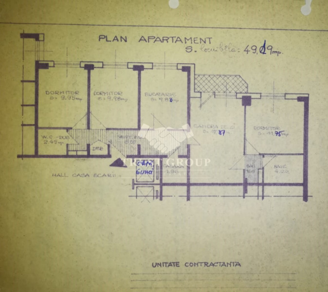 Apartament 4 camere zona Mosilor - Eminescu | 1981 | vedere spate |