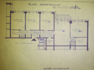 Apartament 4 camere zona Mosilor - Eminescu | 1981 | vedere spate |