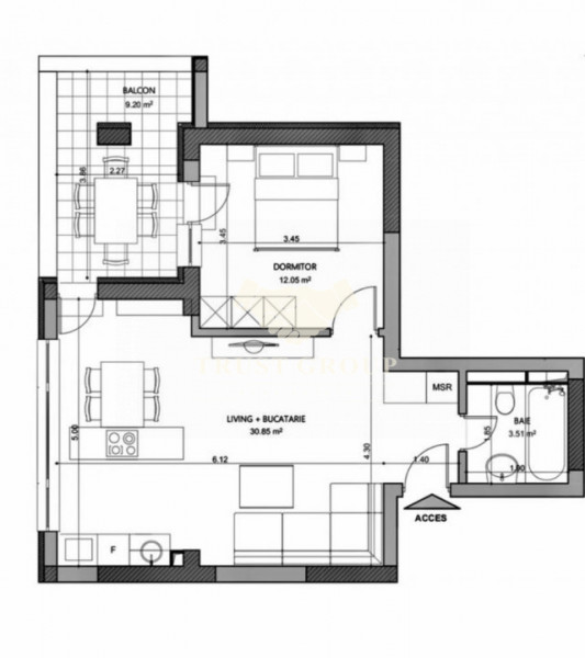 Apartament 2 camere Pipera | Loc de parcare 