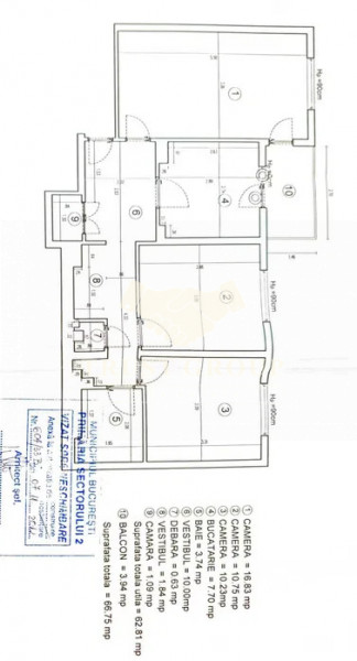 Apartament 3 camere Teiul Doamnei | Lacul Tei | 1984 | posibilitate centrala |