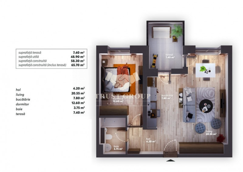 Apartament 2 camere Domenii | bloc 2022 | loc de parcare