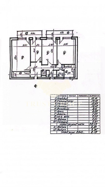 Apartament 3 camere Unirii | bloc monolit |