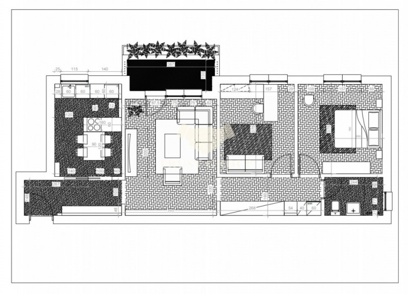 Apartament 3 camere in vila | Domenii | Loc de parcare