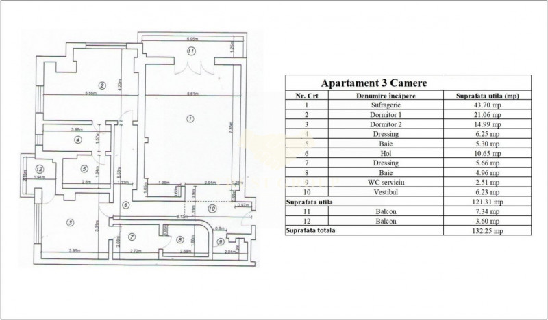 Apartament 3 camere Floreasca