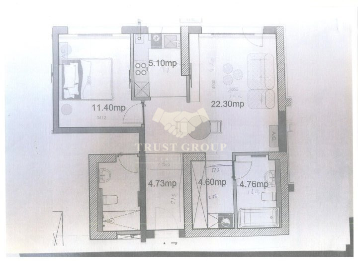 Apartament 2 camere Pipera | 2 locuri de parcare