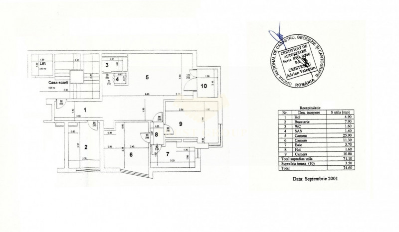 Apartament 3 camere in Aviatorilor