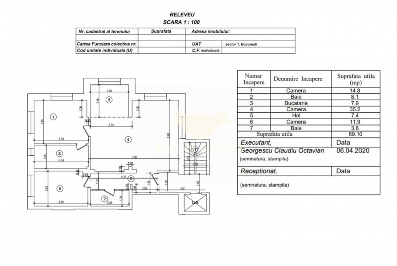 Apartament 3 camere Herastrau | Loc de parcare