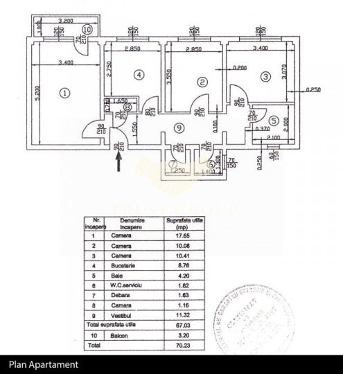 Apartament 3 camere Iancului / Pantelimon - de ronovat 