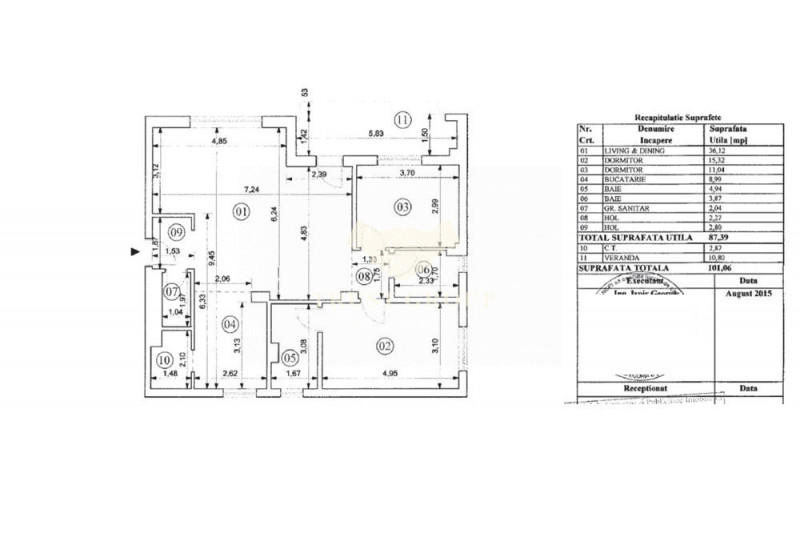 Apartament 3 camere Baneasa | 2 locuri parcare