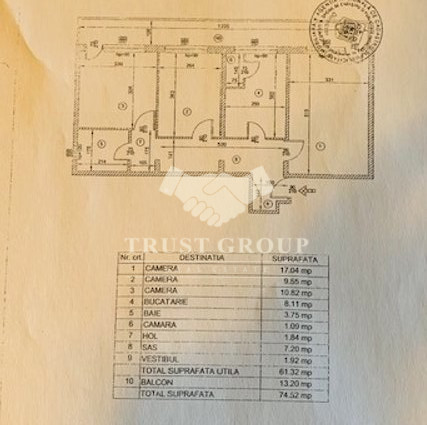 Apartament 3 camere Lacul Tei - terasa 13mp