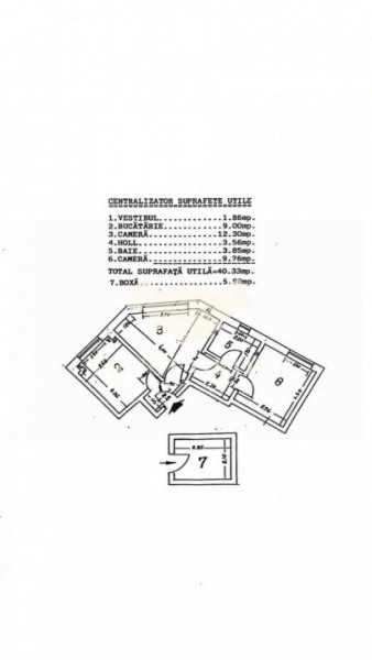 Apartament 2 camere Universitate + Boxa 