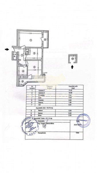 Apartament 2 camere  | Victoriei | Nicolae Titulescu - boxa