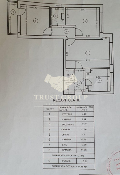 Apartament 3 camere zona Obor