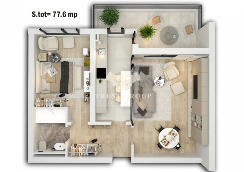 Apartament 2 camere zona Aviatiei | Nusco | 2022 |