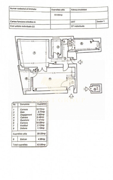 Apartament 2 camere Dorobanti / Romana / fara risc sau urgenta /