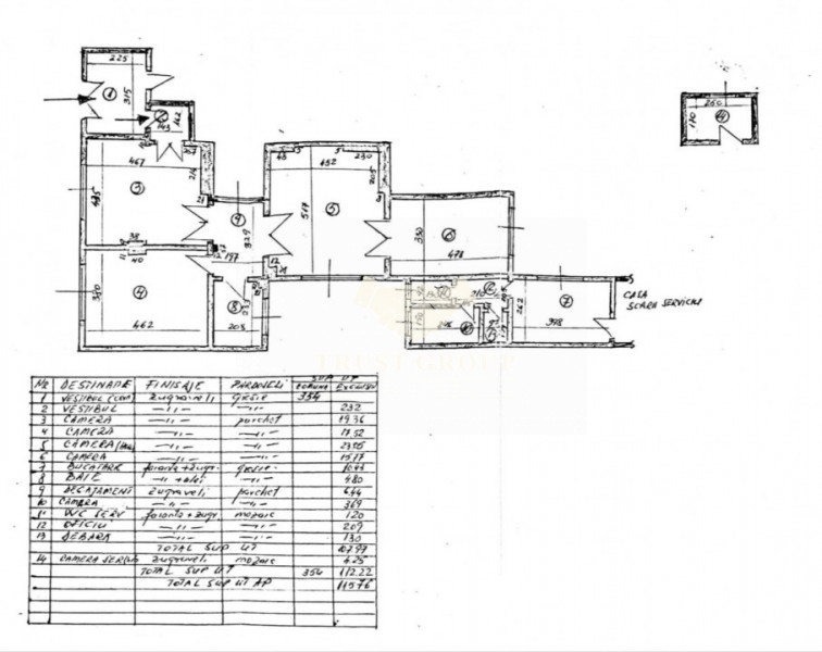 Apartament 4 camere Piata Romana | 115mp |